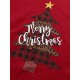 Women Christmas Tree Printed Letter Round Neck Casual Pullover Sweatshirt