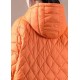 Literary Orange Plus Size Hooded Pullover Short Puffers Jackets(Free Shipping + Limited Stock)