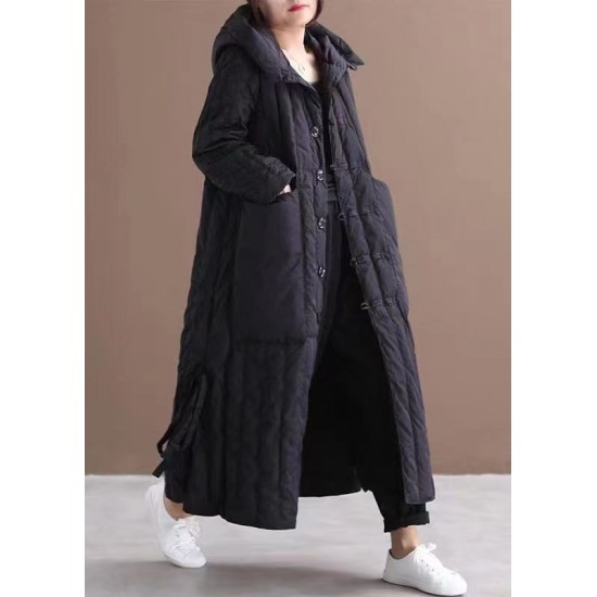 Free Shipping-luxury Plus Size Winter Overcoat Beige Hooded Large Pockets Coat