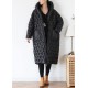 2025 Warm Yellow Down Coat original design literary retro overcoat