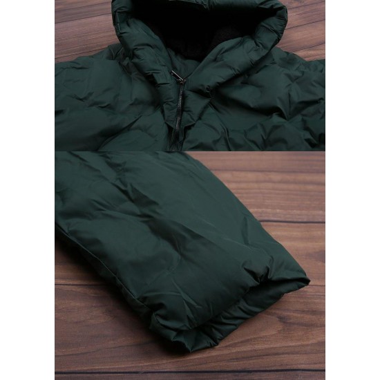 2025 Warm Yellow Down Coat original design literary retro overcoat
