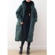 2025 Warm Yellow Down Coat original design literary retro overcoat