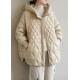 Beautiful Khaki Zip Up Casual Duck Down Winter down coat
