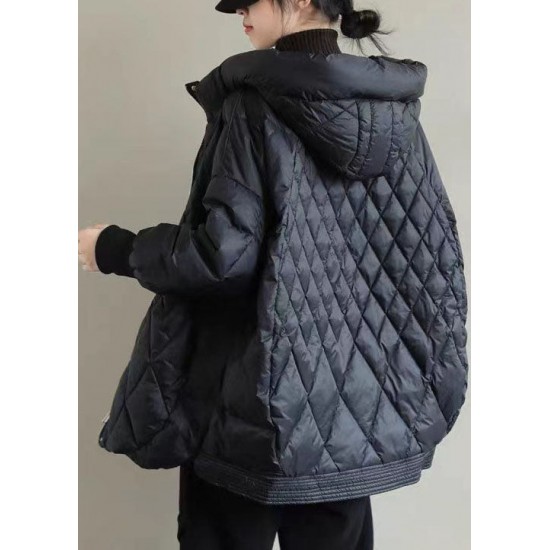 Beautiful Khaki Zip Up Casual Duck Down Winter down coat
